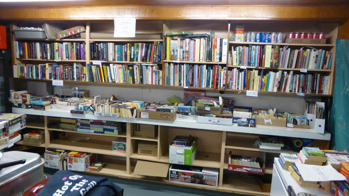 Downstairs items - books for all interests